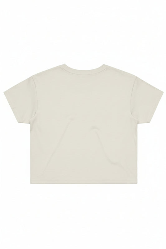 L'ART Rouge-Vert Cropped Women's T-shirt