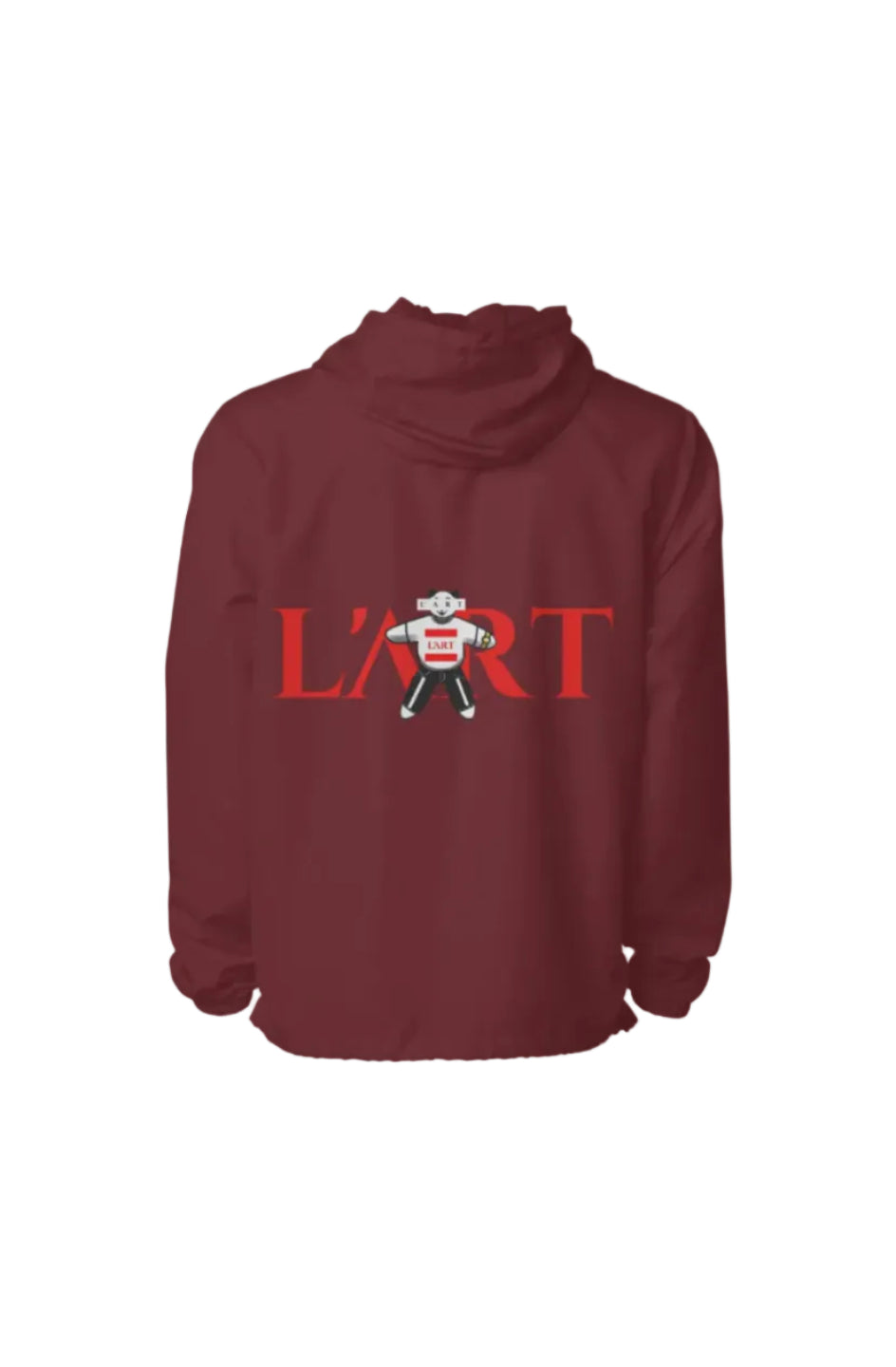 L'ART LW Windbreaker maroon