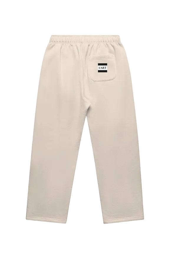 L'ART relax cuffless trackpants-Bone