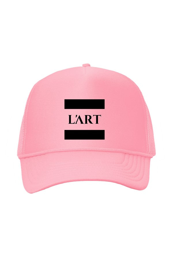 L'ART One Tone Foam Trucker Cap