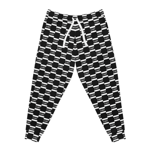 L'ART Grid Athletic Joggers