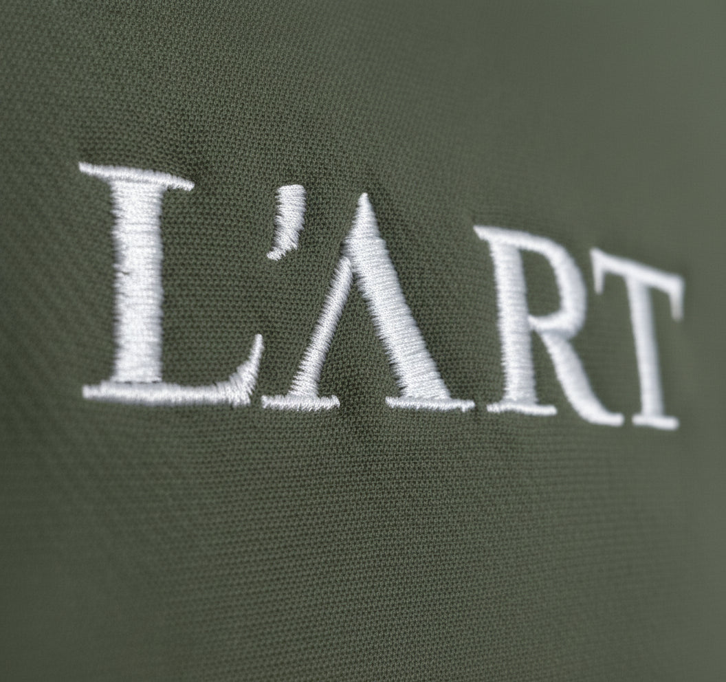 L'ART Wordmark Embroidered Sweatshirt