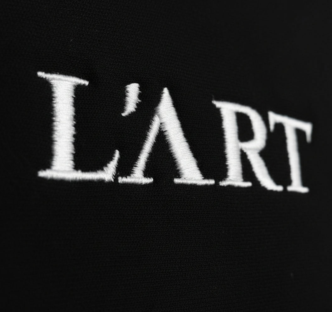 L'ART Wordmark Embroidered Sweatshirt