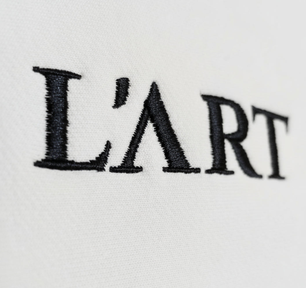 L'ART Wordmark Embroidered Sweatshirt