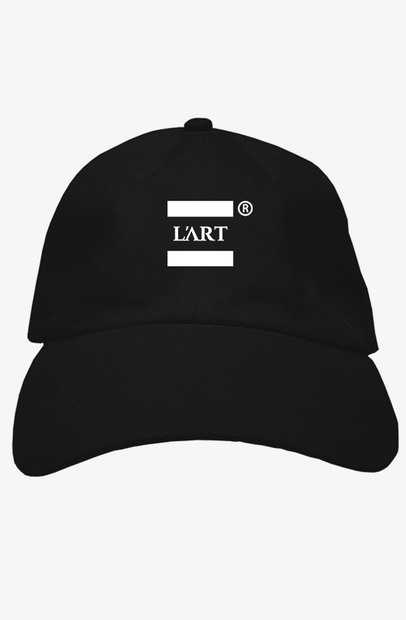 L'ART logo dad hat Black