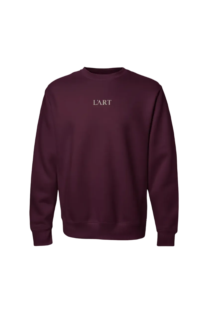 L'ART Wordmark Embroidered Sweatshirt
