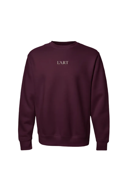 L'ART Wordmark Embroidered Sweatshirt