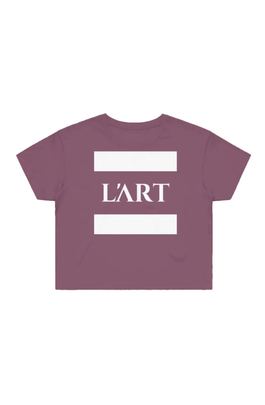 L&amp;#39;ART Street Crop Tee women PURPLE