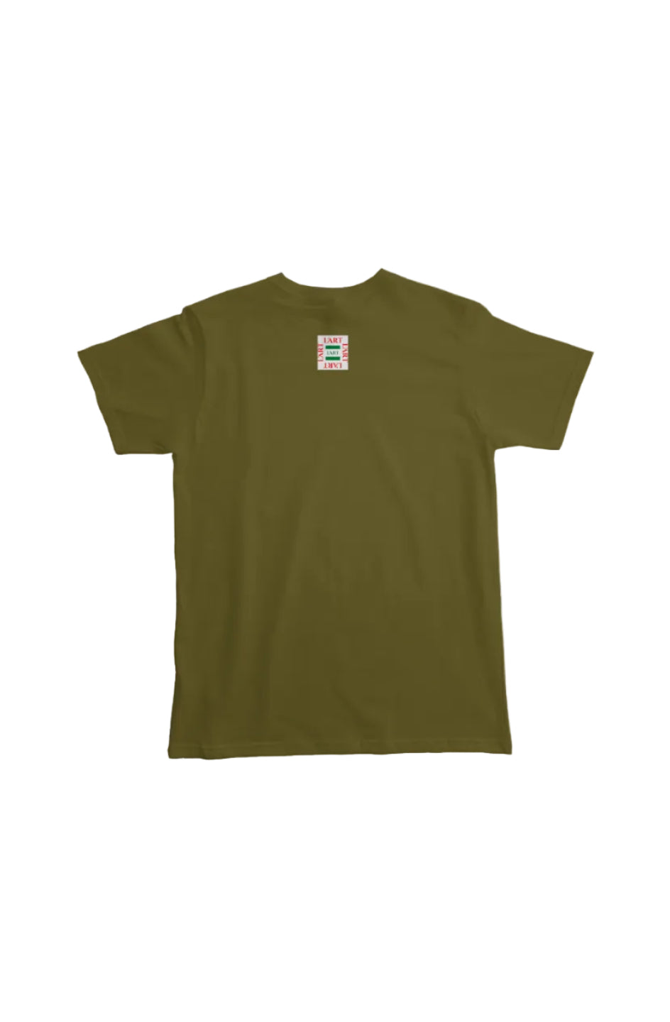 L'ART Mirior Olive green T Shirt