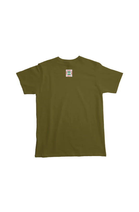 L'ART Mirior Olive green T Shirt