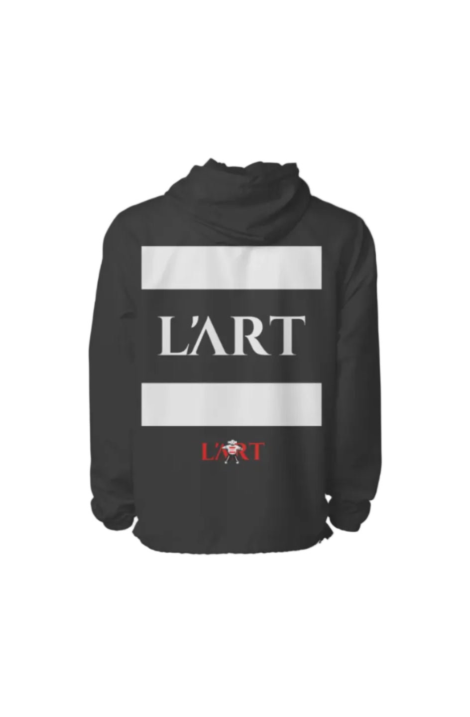 L&amp;#39;ART Water Resistant Lightweight Windbreaker Bkac