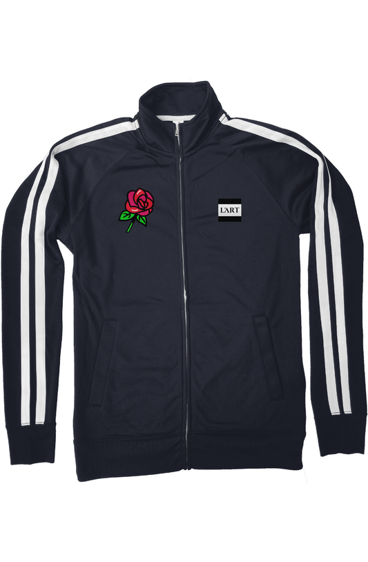 L;art Independent Track Jacket Rose and logo