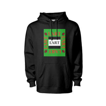 L'ART Green Field hoodie Black