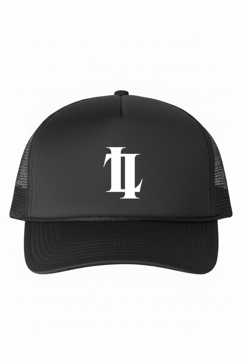 L'ART Double Clips Mesh Trucker Cap