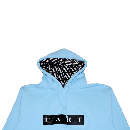 L'ART Barred Eyes Strip Hoodie