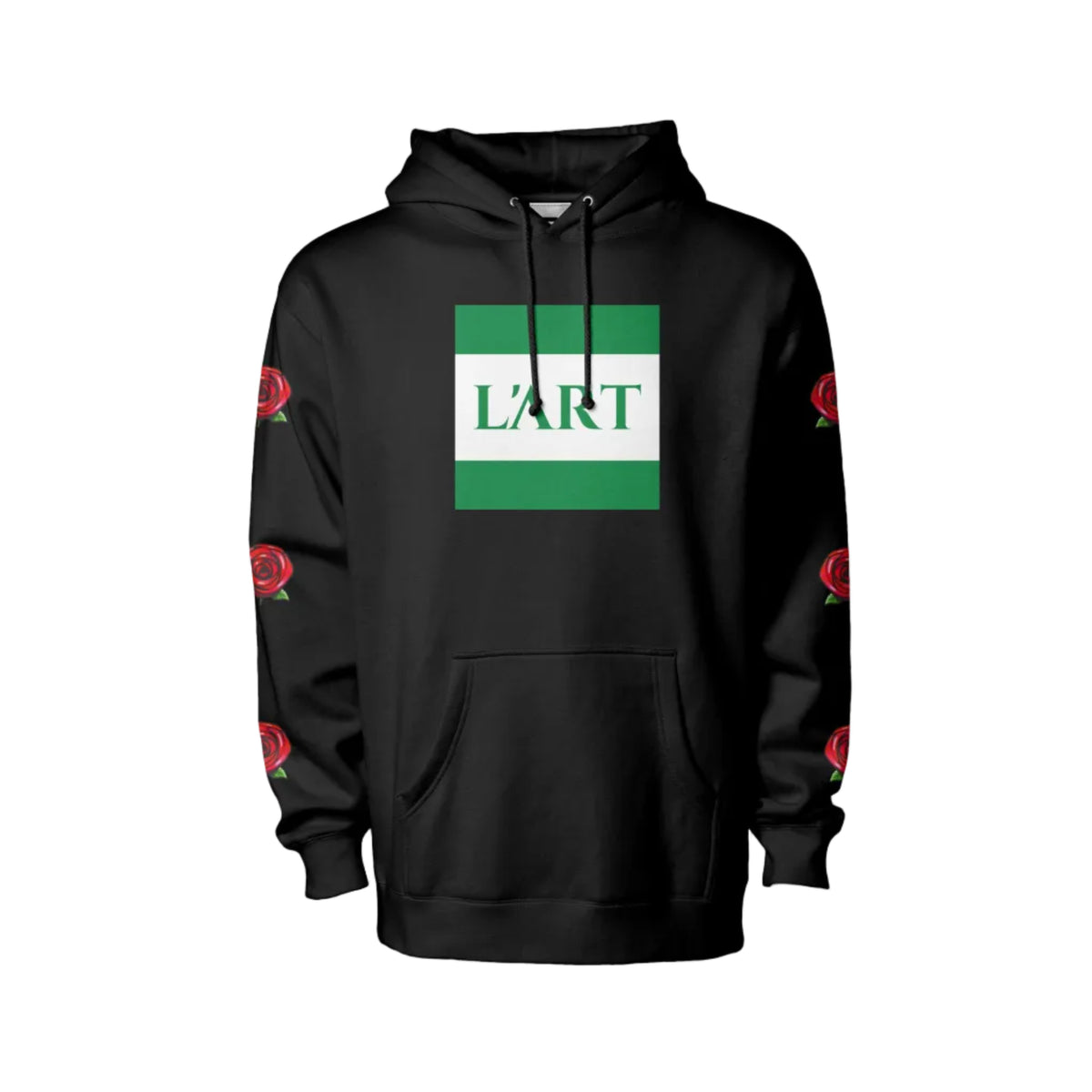 L'ART Ornament Roses Hoodie