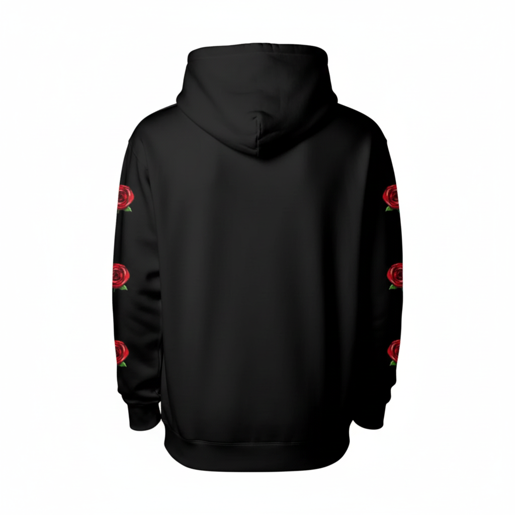 L'ART Ornament Roses Hoodie