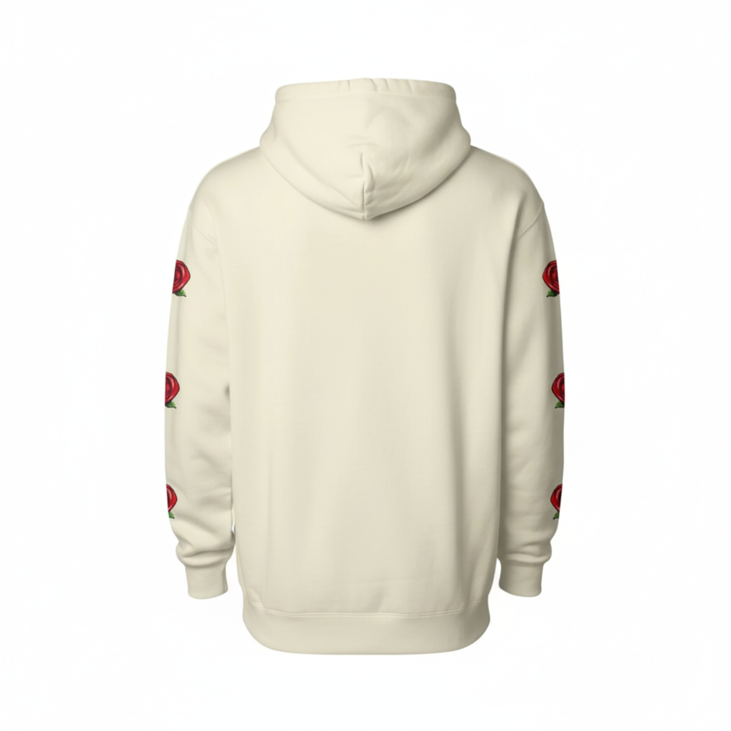 L'ART Ornament Roses Hoodie