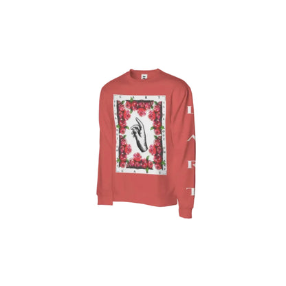 new L'ART Hand in the sky Pigment Dyed Crewneck