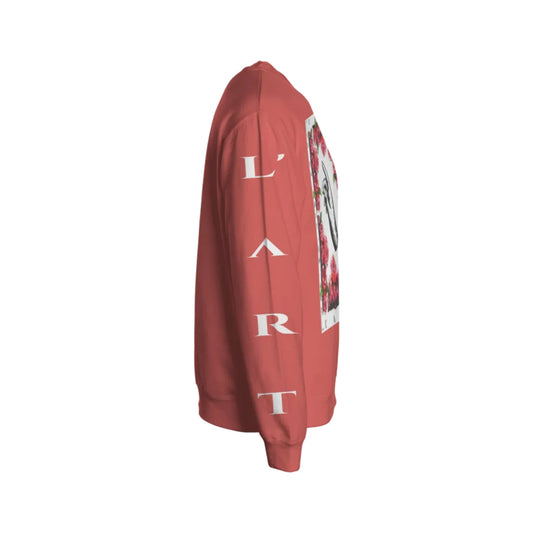 new L'ART Hand in the sky Pigment Dyed Crewneck