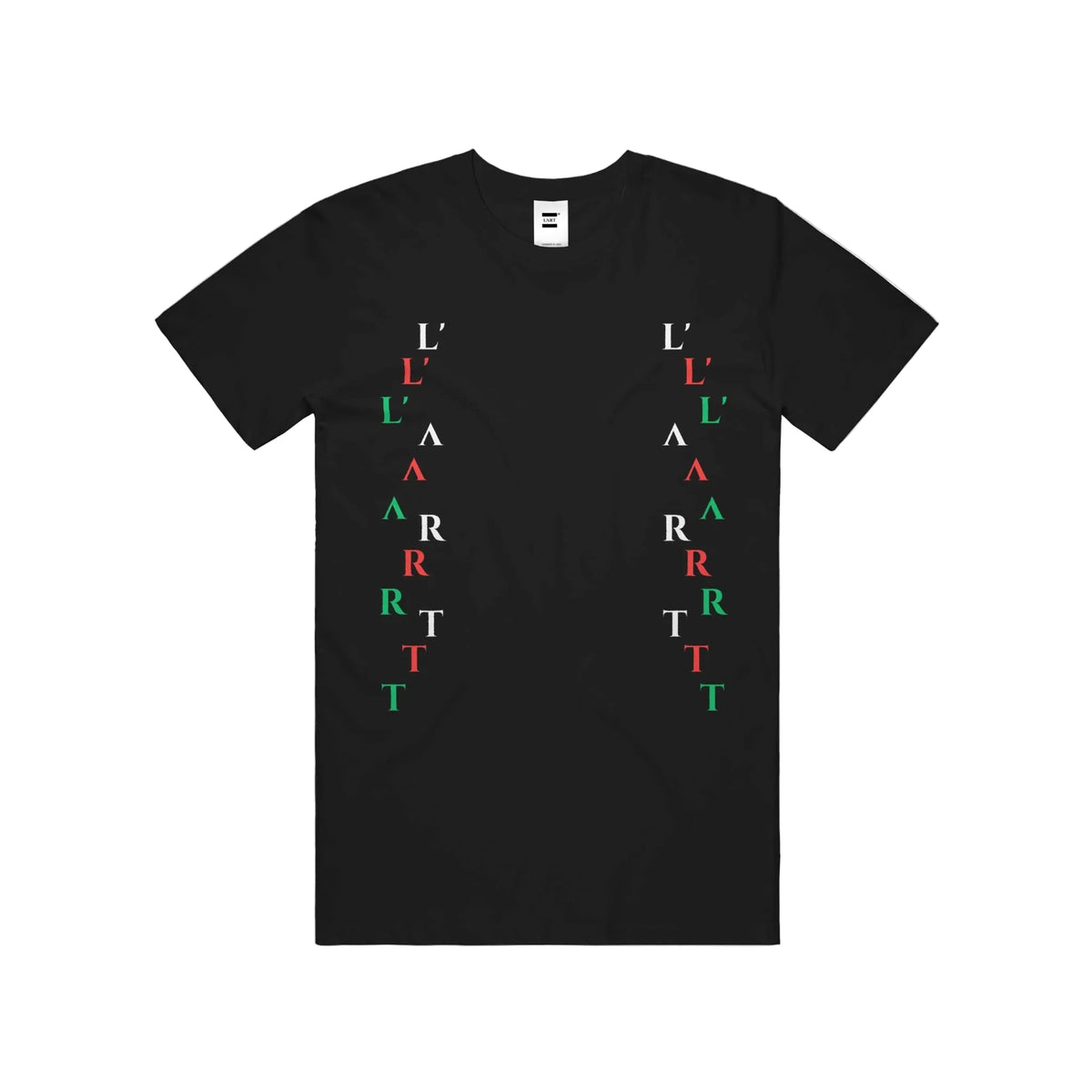 L 39 ART 5050 letter Rain T shirt