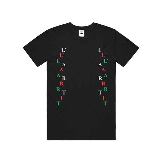 L 39 ART 5050 letter Rain T shirt