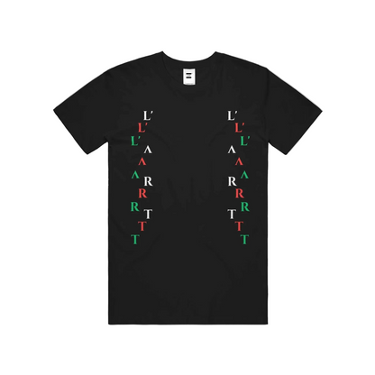 L'ART Letter Rain T-shirt