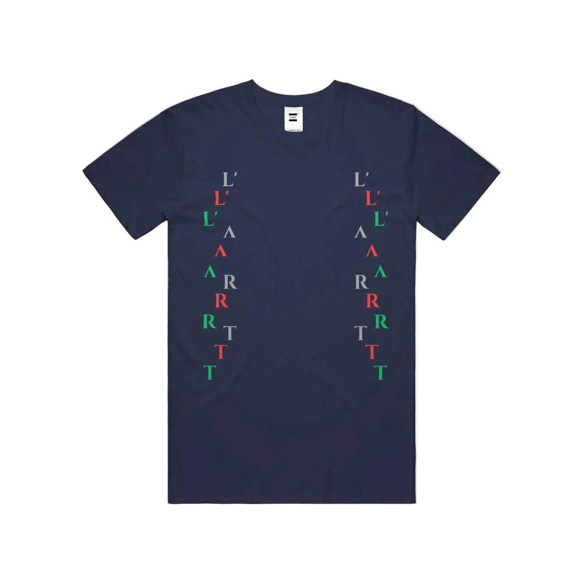 L'ART Letter Rain T-shirt