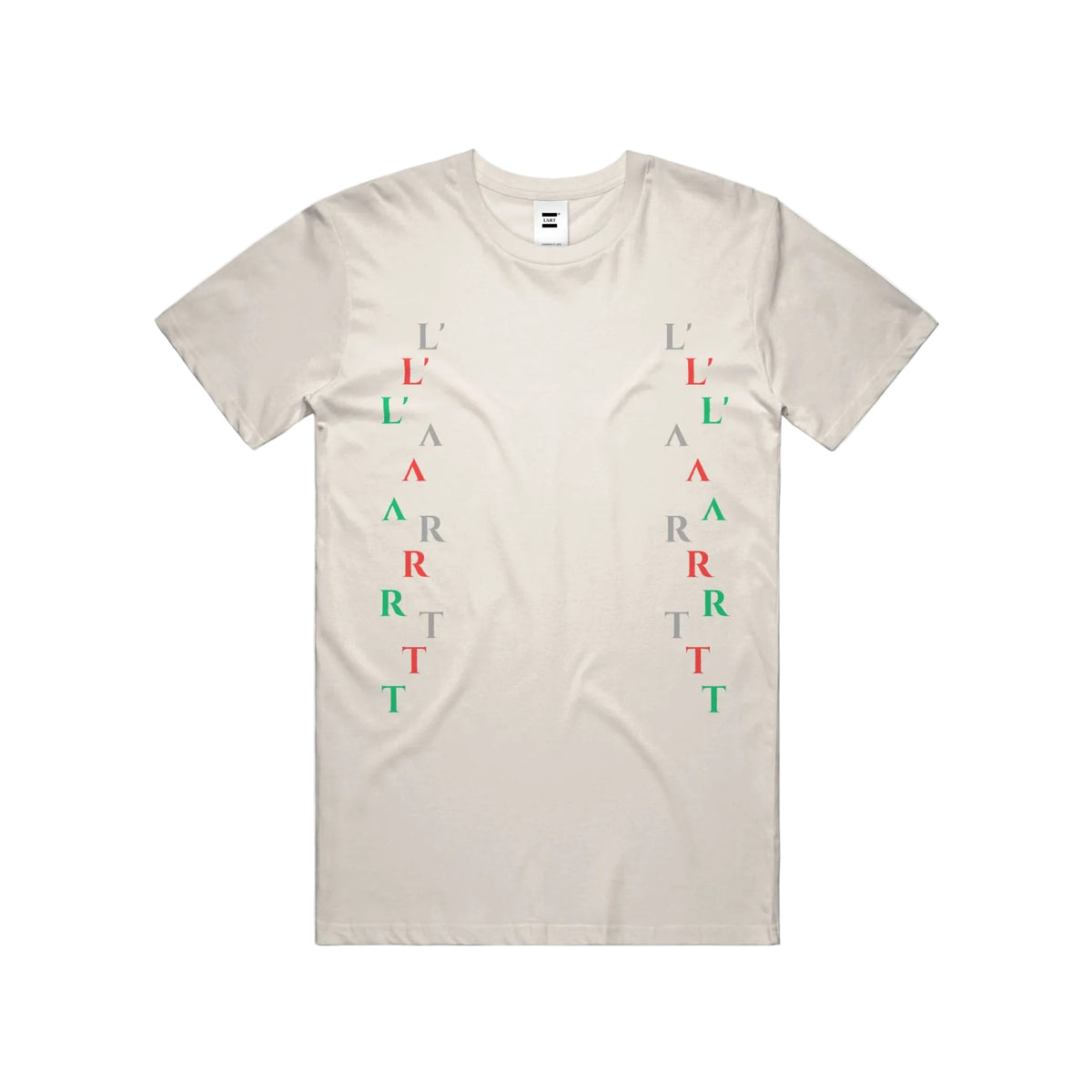 L'ART Letter Rain T-shirt