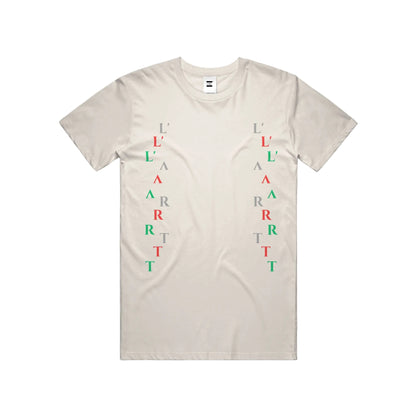 L'ART Letter Rain T-shirt