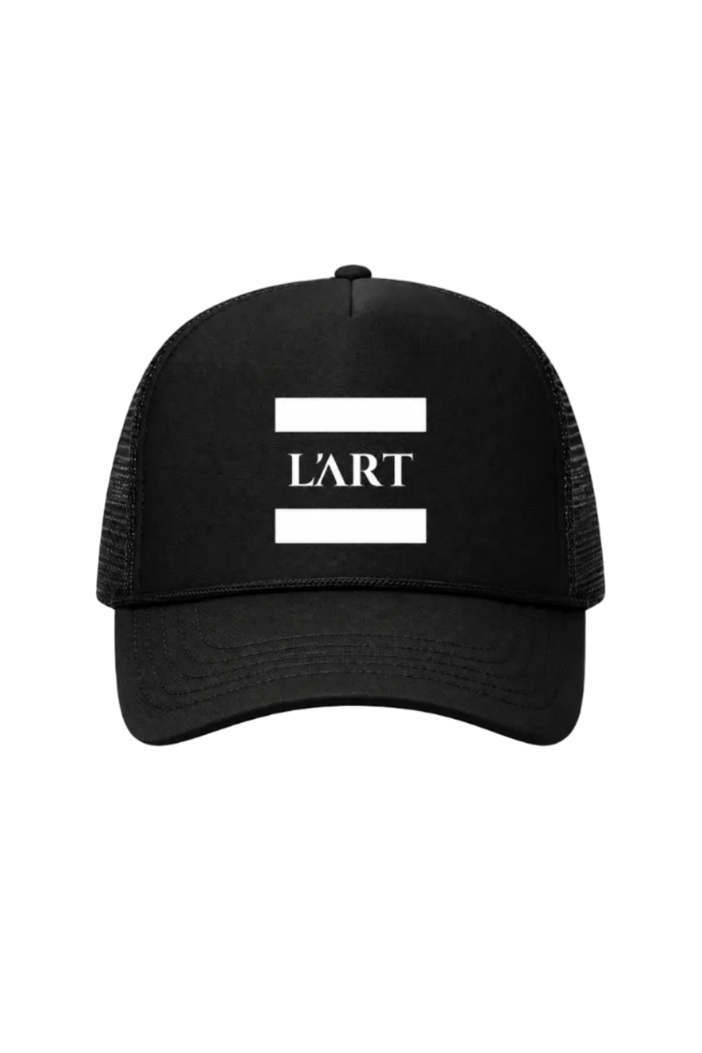 L'ART One Tone Foam Trucker Cap