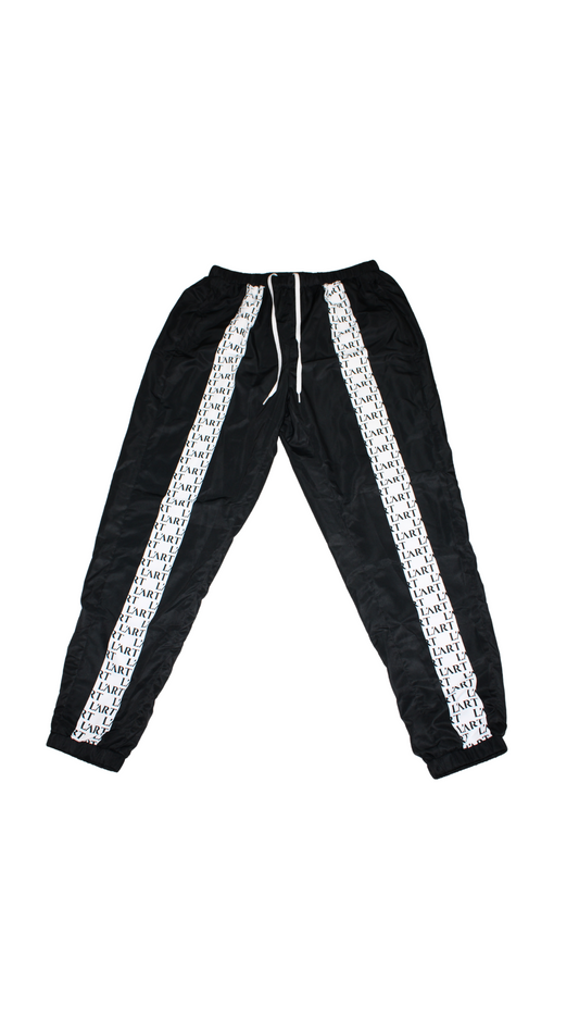 L'ART White Stripe Track Pants