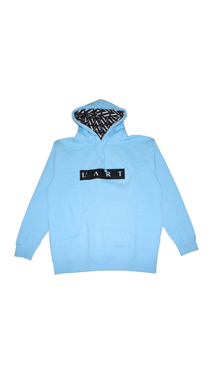 L'ART Barred Eyes Strip Hoodie
