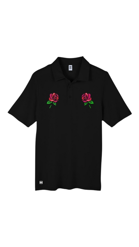 L'ART Two Roses Polo T-shirt