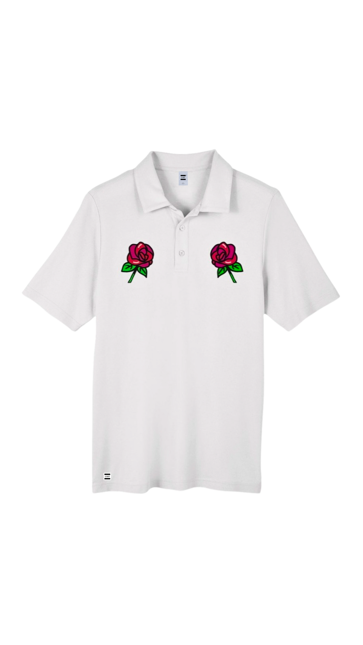 L'ART Two Roses Polo T-shirt