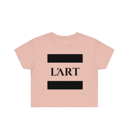 L'ART Cropped Women's T-shirt