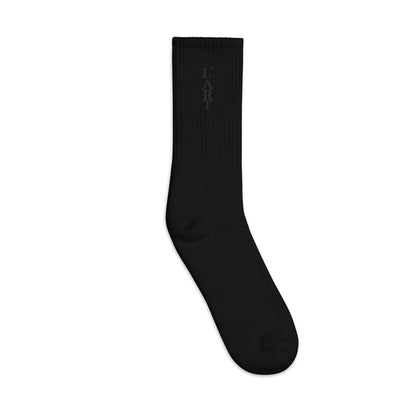 L'ART Shadow Wordmark Crew Socks