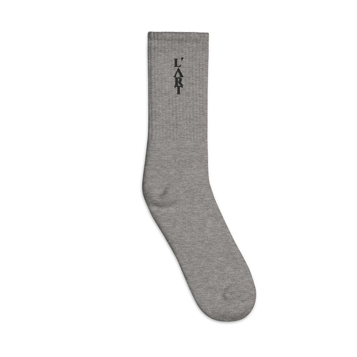 L'ART Shadow Wordmark Crew Socks