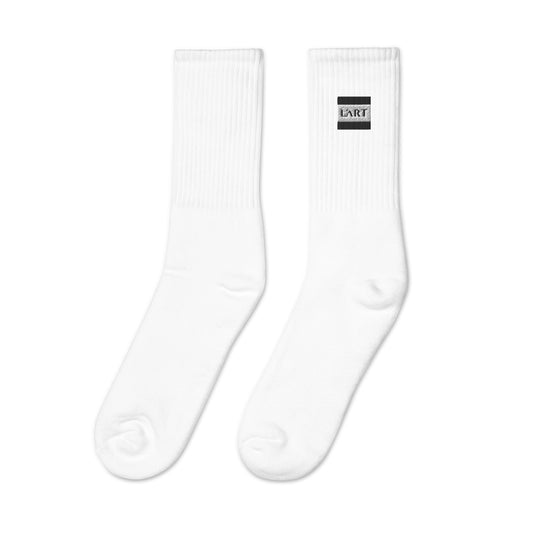 L'ART Classic Logo Crew Socks