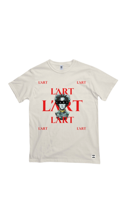 L'ART Femme Red & Bone T-Shirt