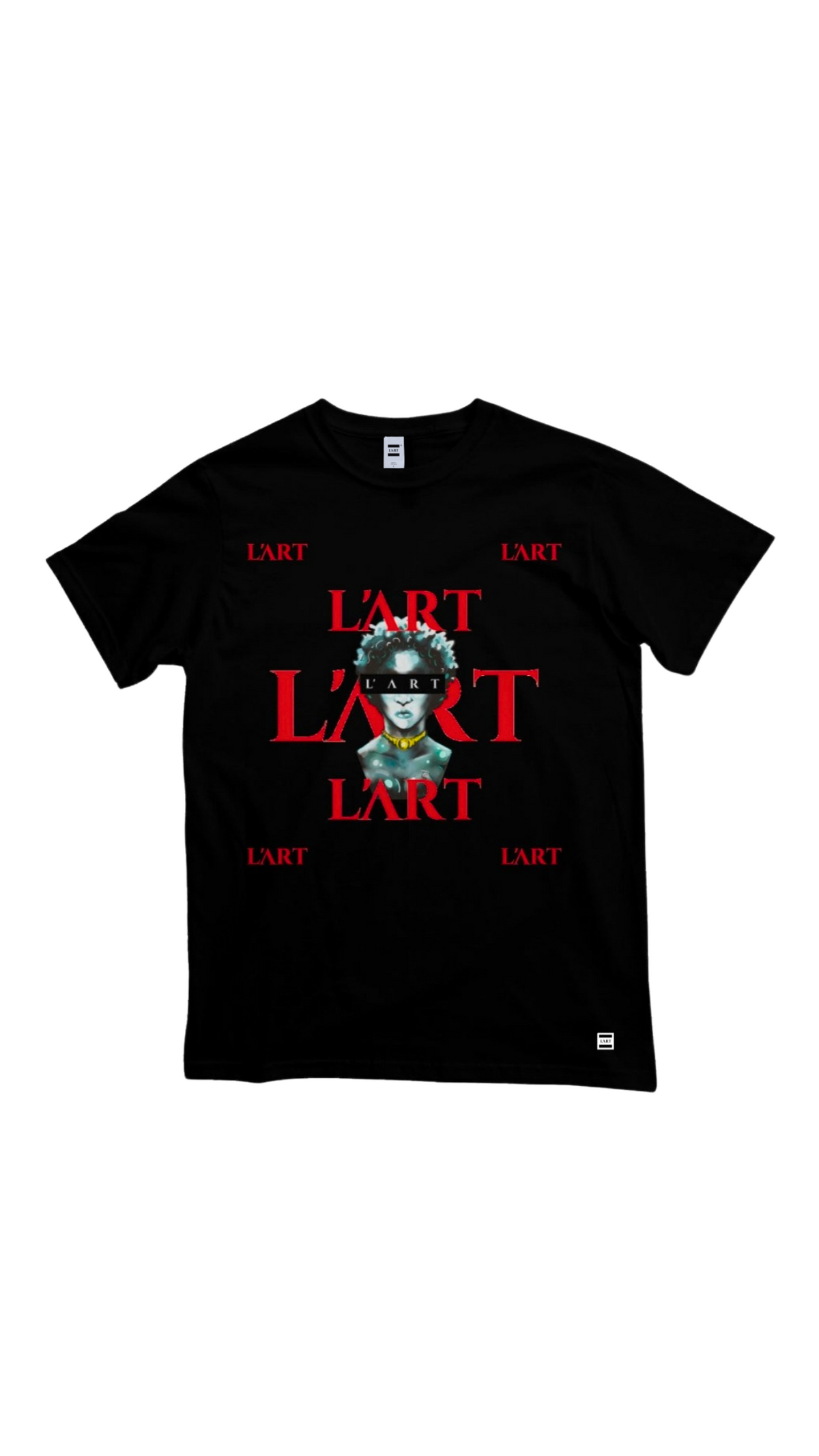 L'ART Femme Black & Red T-shirt
