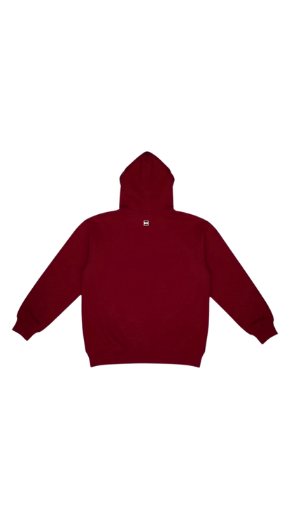 L'ART IYTUA Barred Eyes Strip Hoodie