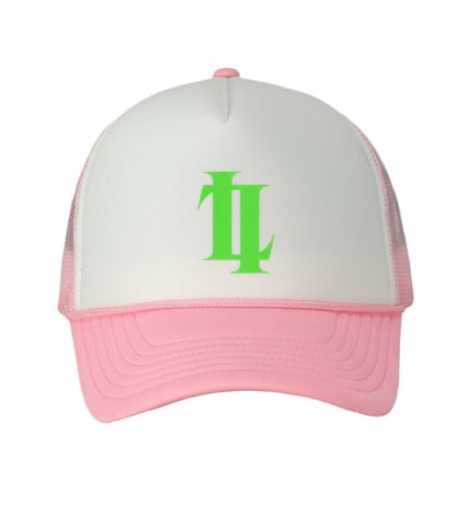 L'ART Double Clips Mesh Trucker Cap