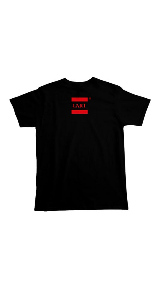 L'ART Femme Black & Red T-shirt