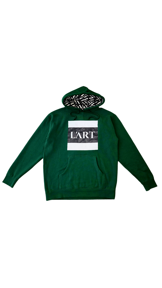 L'ART Inverted logo HW hoodie