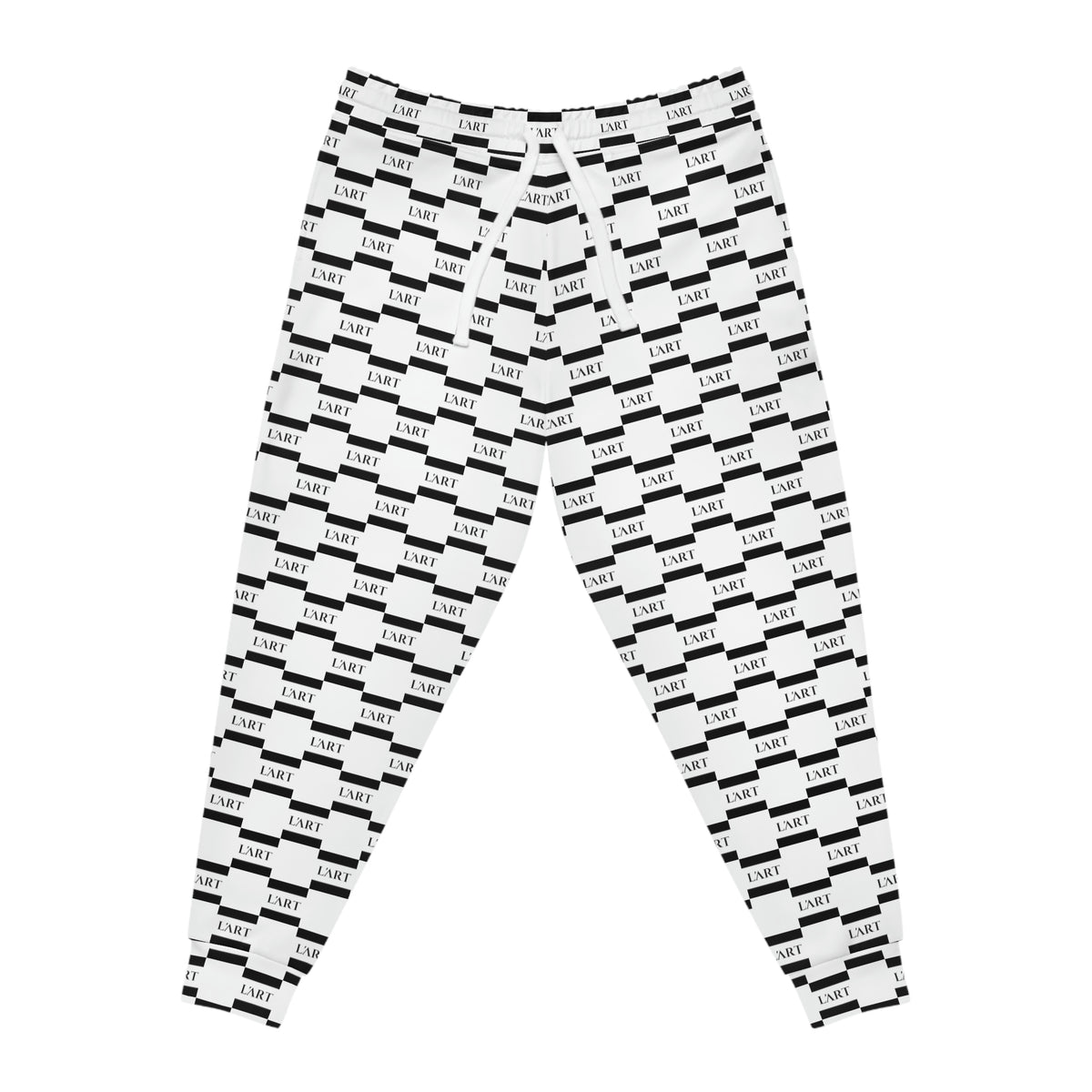 L'ART Grid Athletic Joggers
