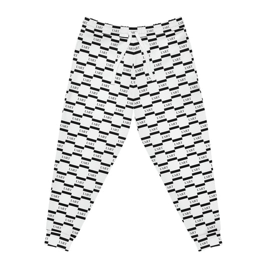 L'ART Grid Athletic Joggers