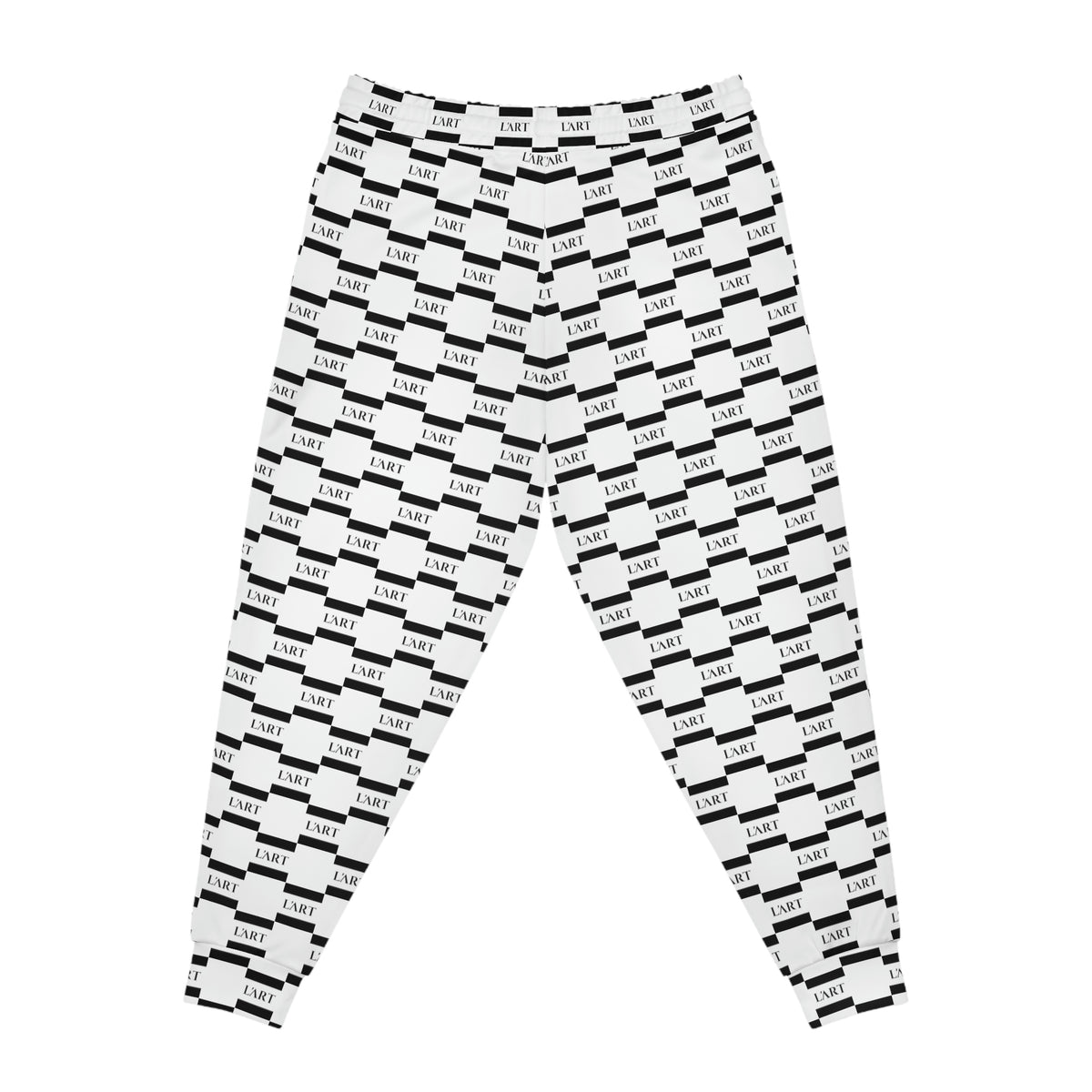 L'ART Grid Athletic Joggers