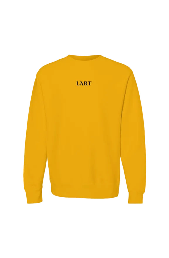 l'art  O Legend PHW Cross Grain Crewneck yellow go