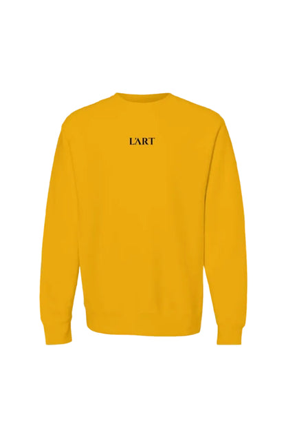 l'art  O Legend PHW Cross Grain Crewneck yellow go